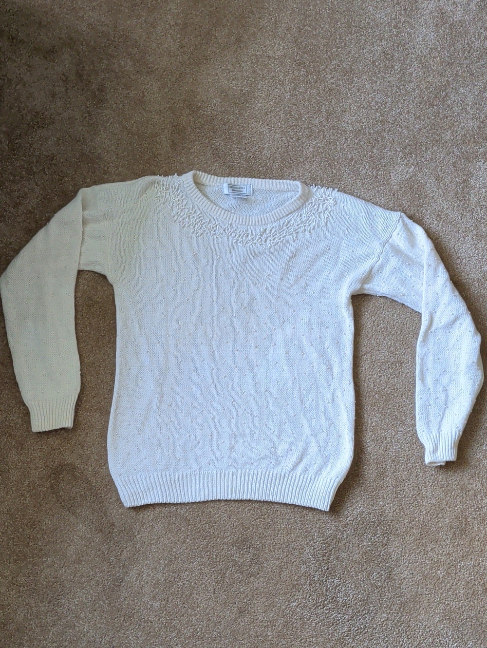 VINTAGE Beechers Brook Knit Crewneck Sweater